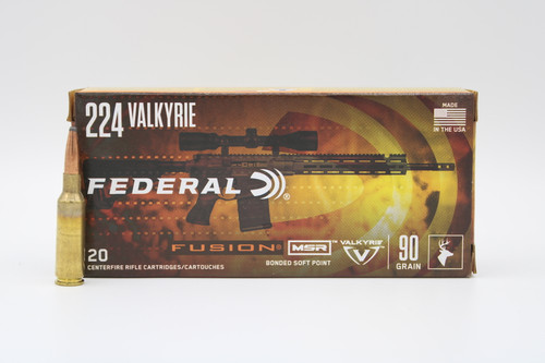 224 Valkyrie Federal Fusion 90gr BSP