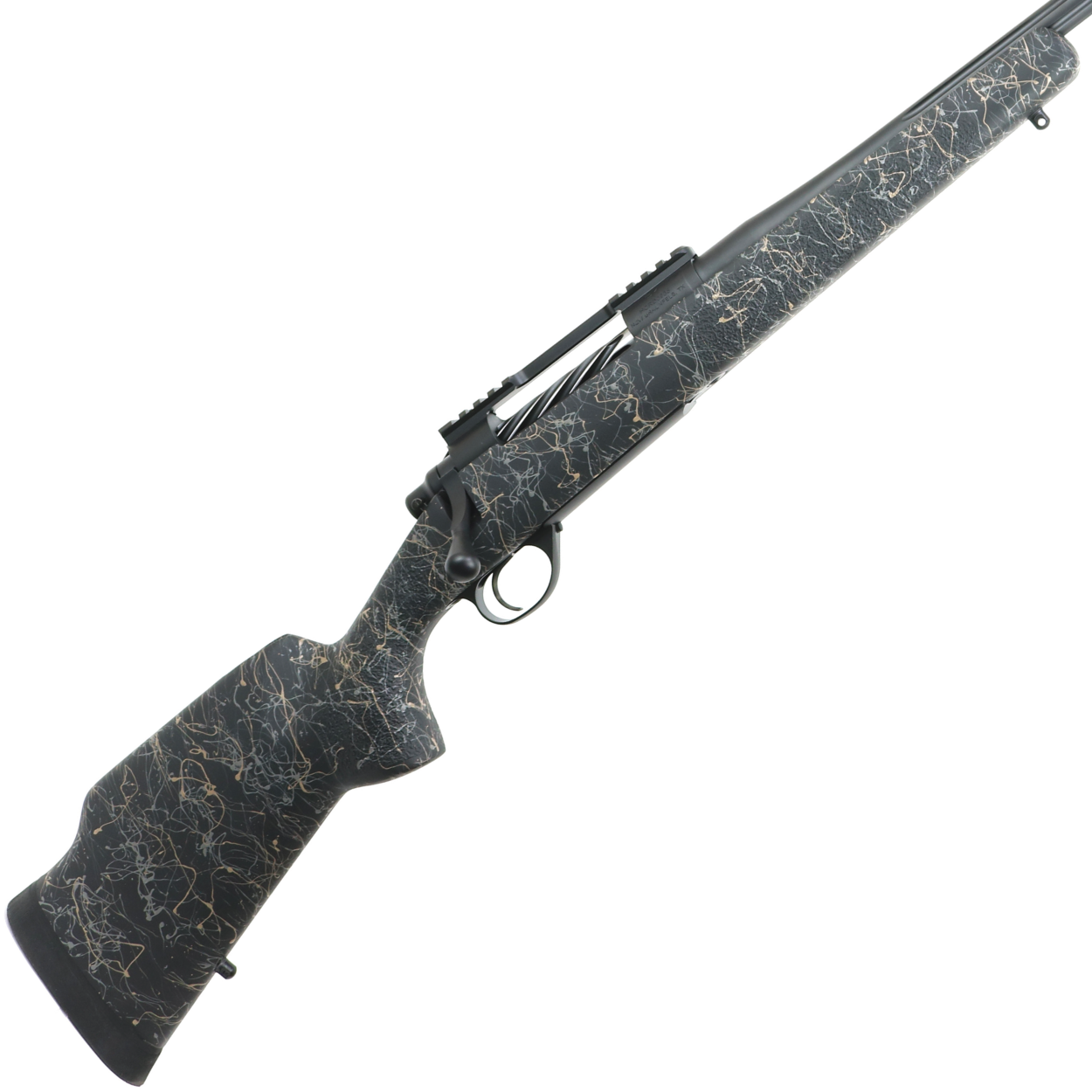 Black with Tan & Gray Web - Graphite Black Cerakote